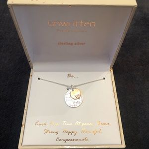Unwritten “Be” Pendant necklace sterling silver